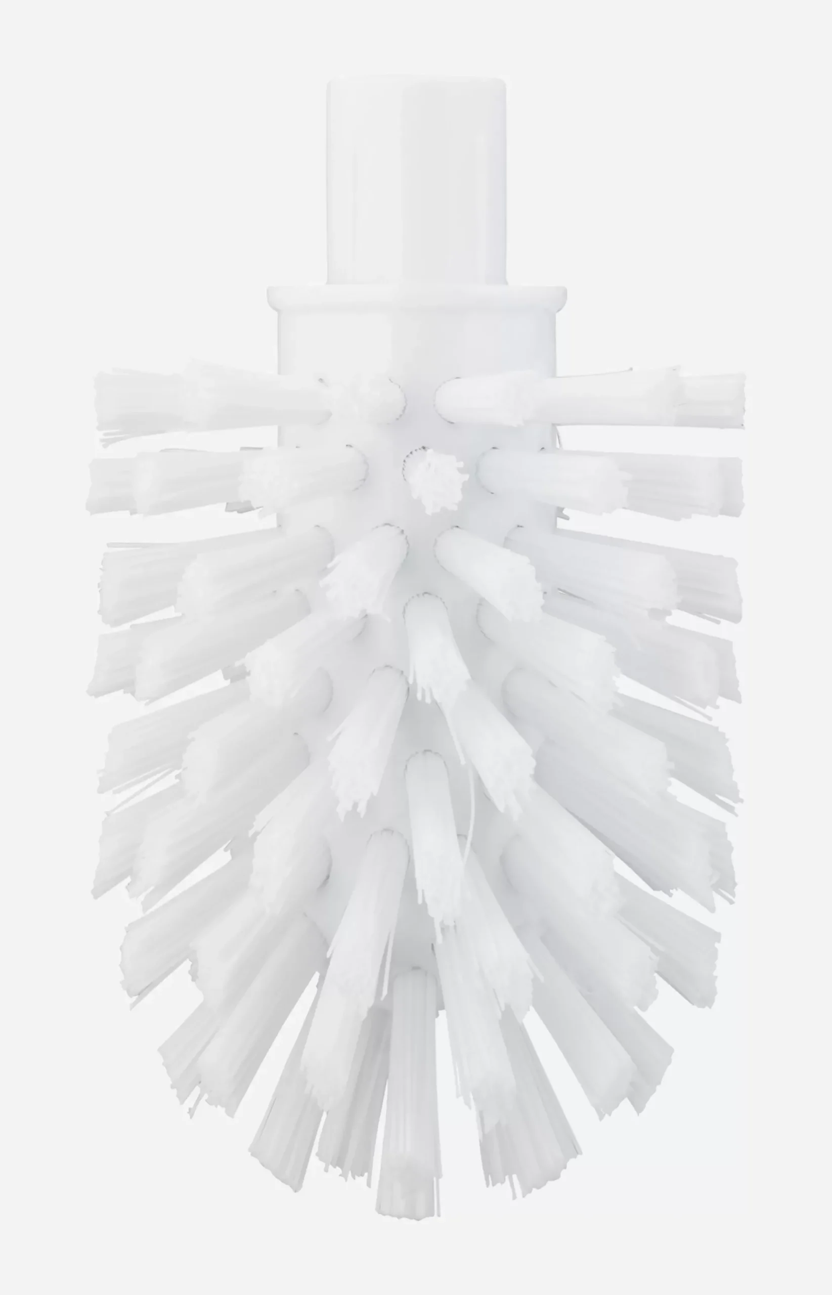 Best JOOP! Replaceable Brush Head for Chromeline Toilet Brush Set in White plain light beige
