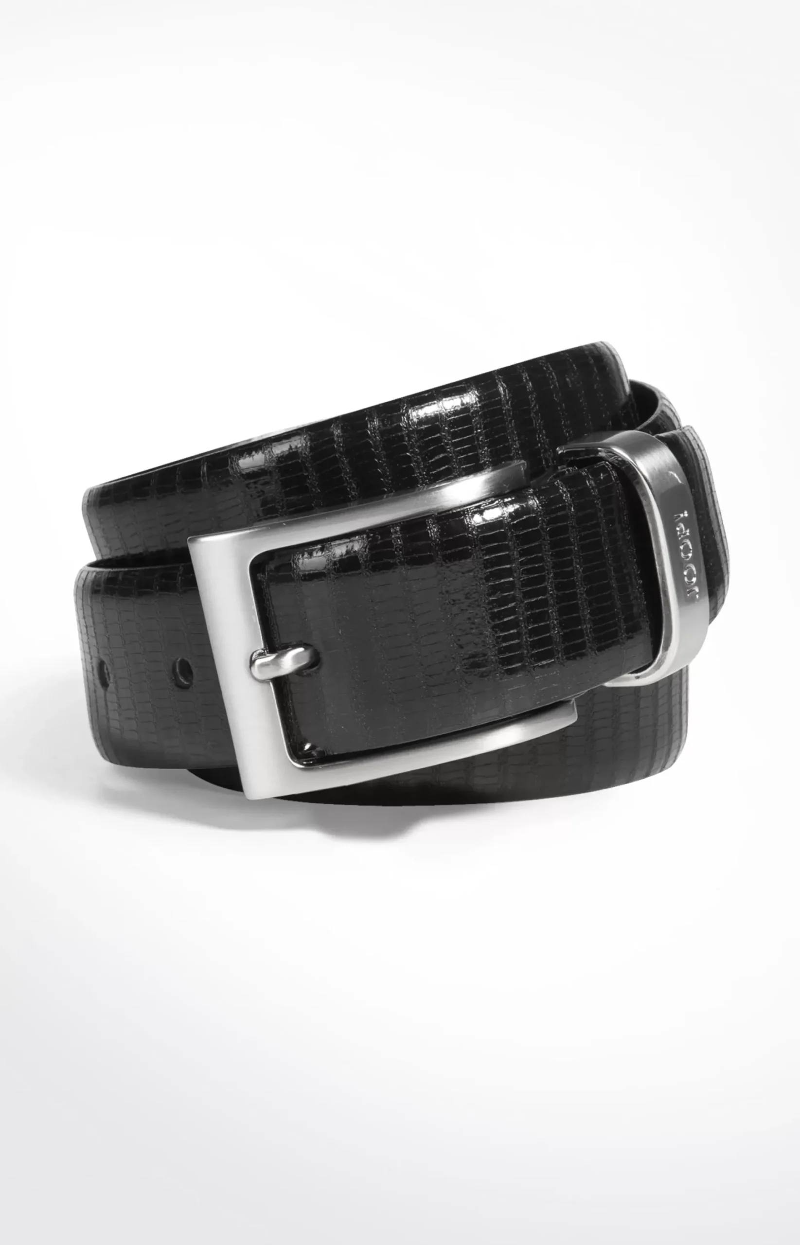 Discount JOOP! Reptile-embossed Belt in Black 
