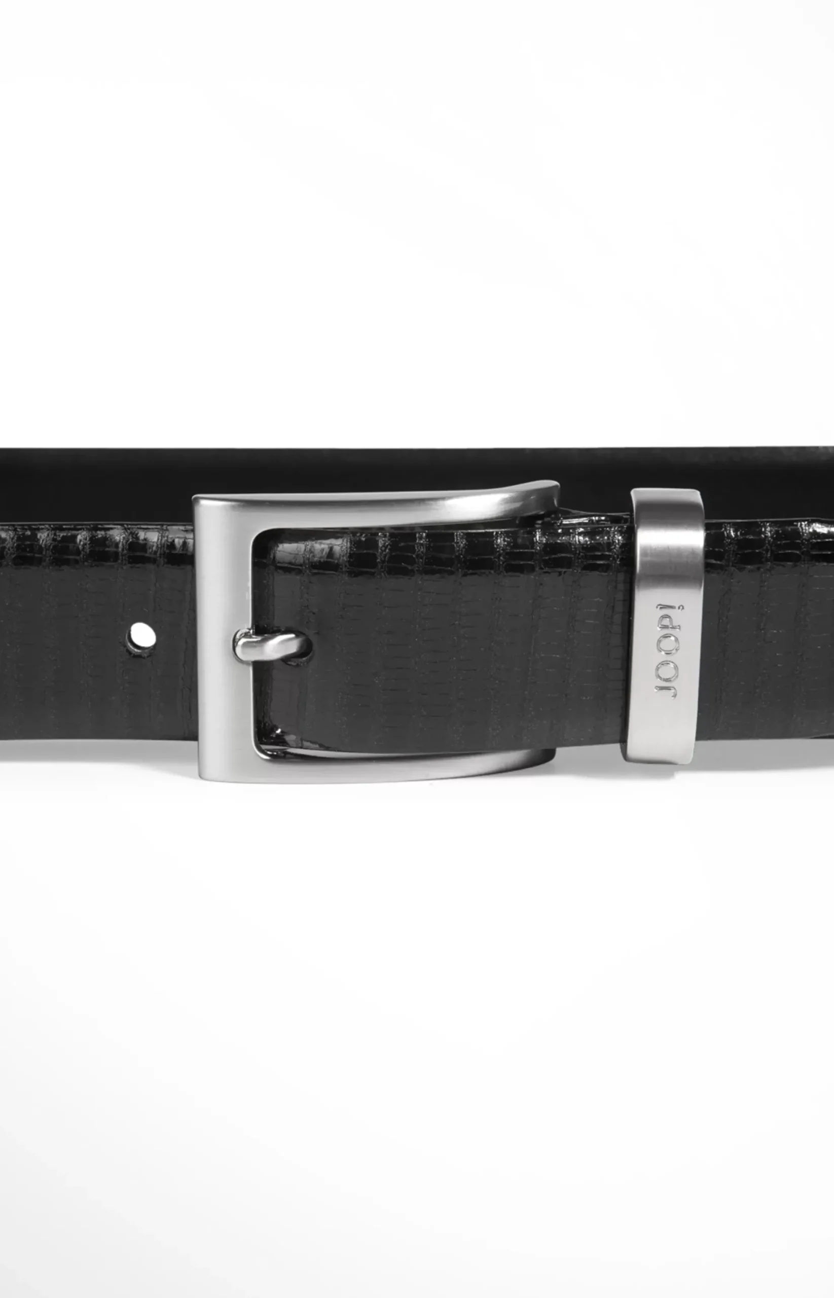 Discount JOOP! Reptile-embossed Belt in Black 

