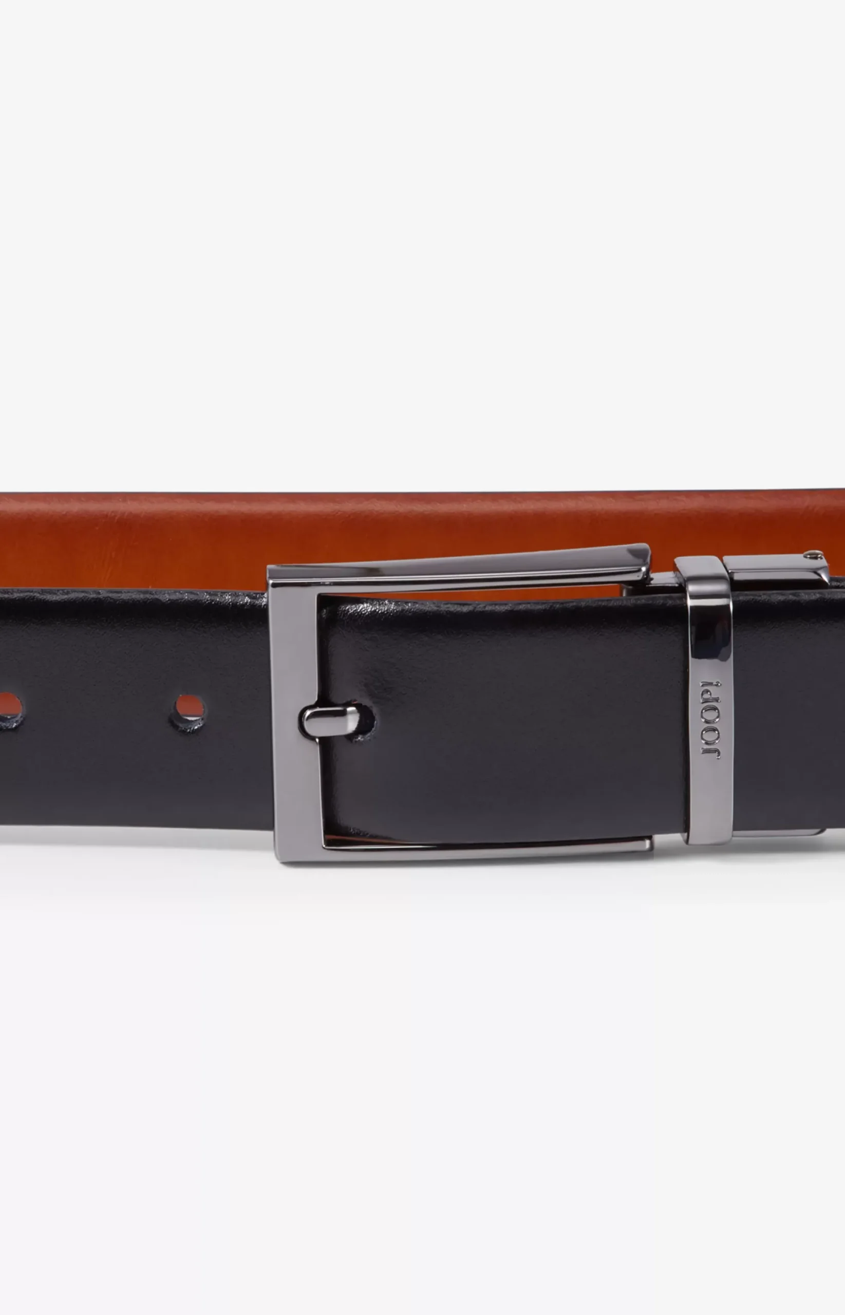 JOOP! Reversible Belt in Cognac/Black