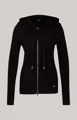 JOOP! Ribbed-knit Jacket in black