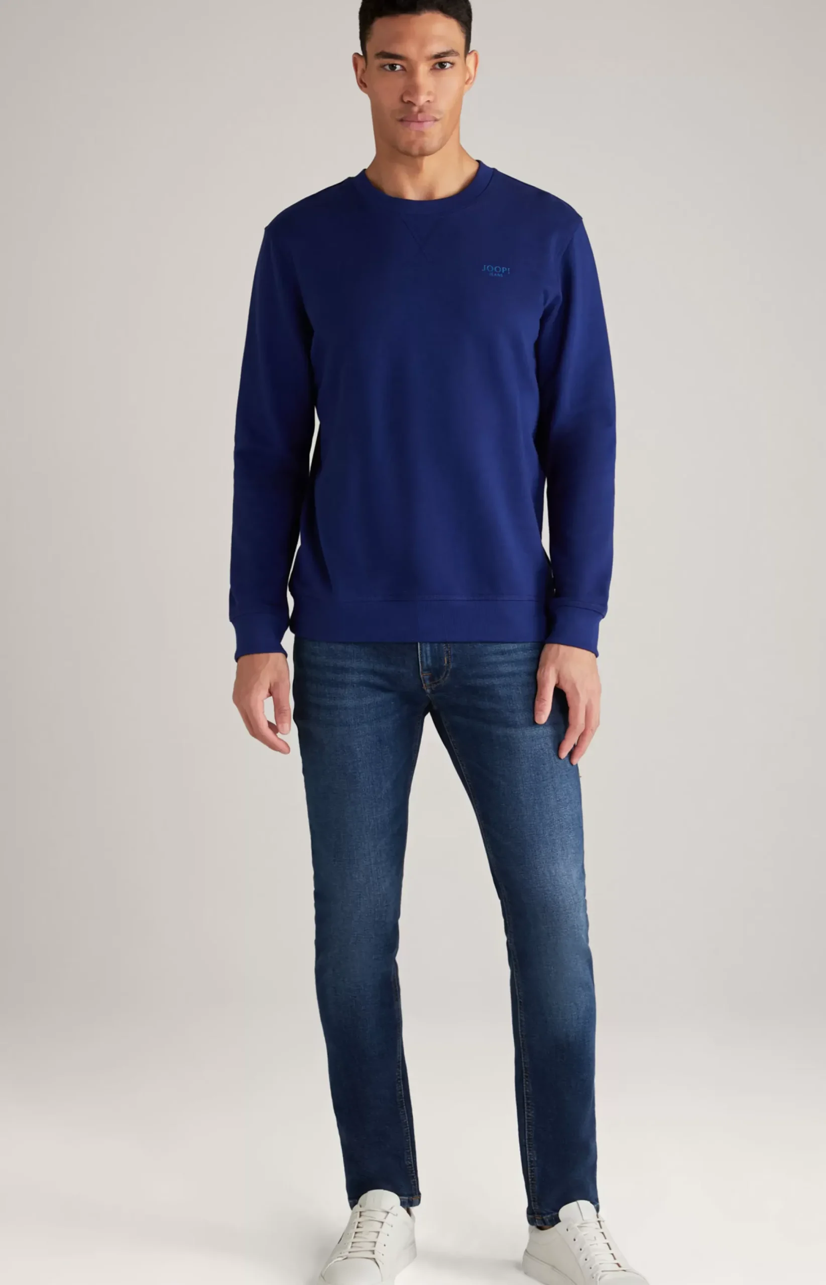 Outlet JOOP! Salazar Cotton Sweatshirt in royal blue