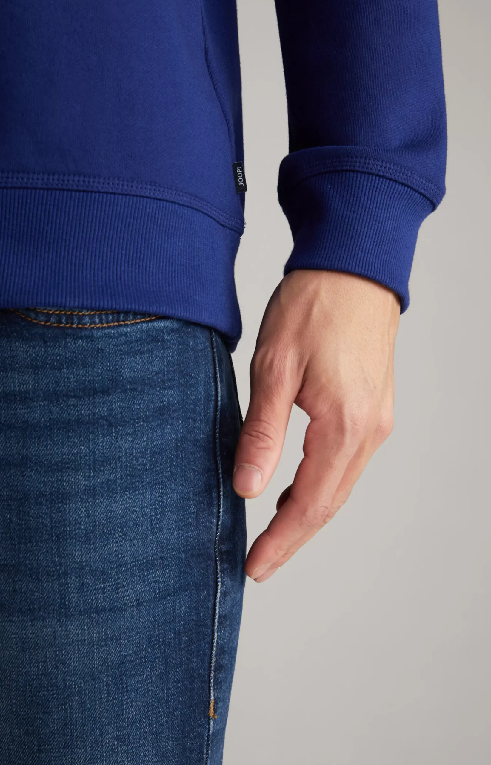 Outlet JOOP! Salazar Cotton Sweatshirt in royal blue
