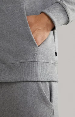 Hot JOOP! Salvatore Hoodie Sweatshirt Jacket in grey melange