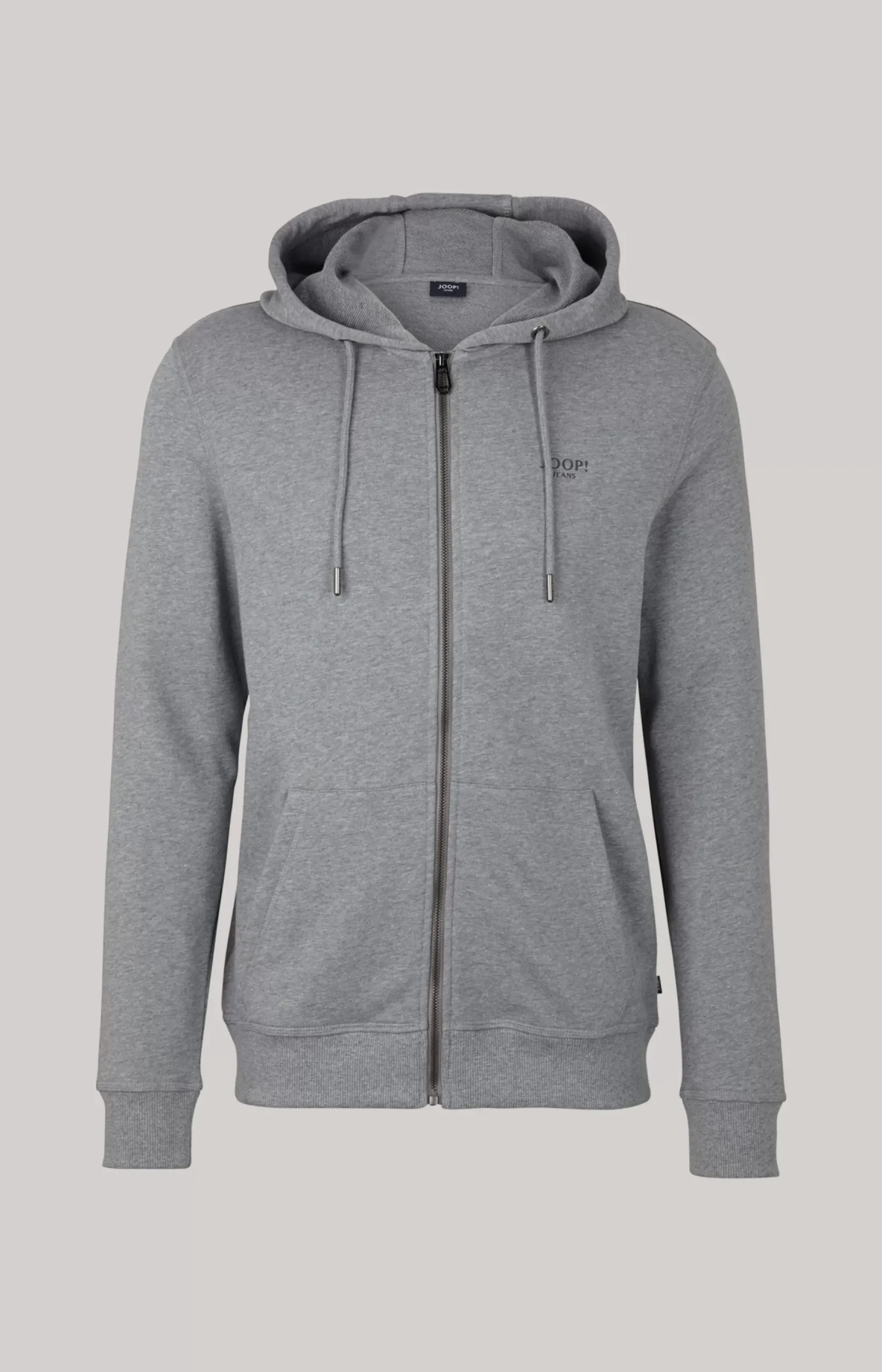 Hot JOOP! Salvatore Hoodie Sweatshirt Jacket in grey melange