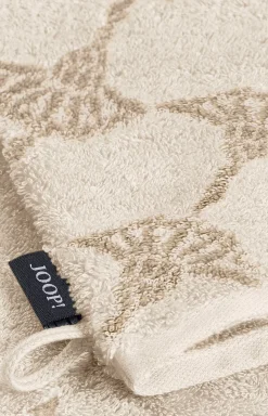 New JOOP! Sand/Ecru Cornflower Terrycloth Series in cream