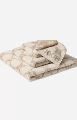 New JOOP! Sand/Ecru Cornflower Terrycloth Series in cream