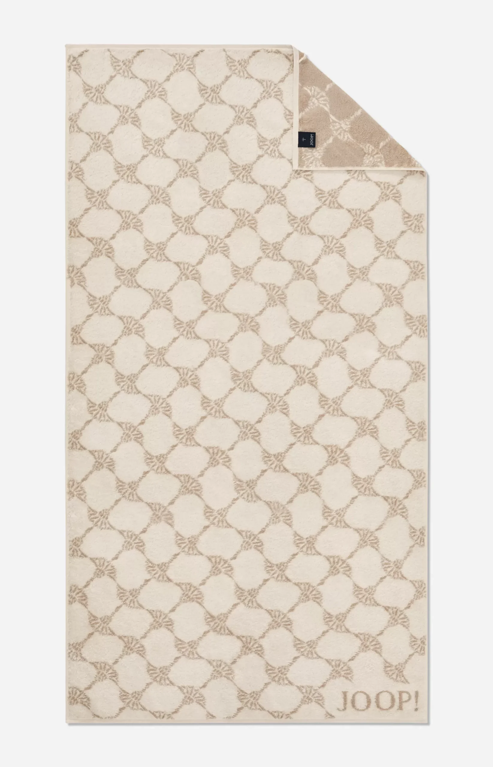 New JOOP! Sand/Ecru Cornflower Terrycloth Series in cream