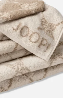 New JOOP! Sand/Ecru Cornflower Terrycloth Series in cream