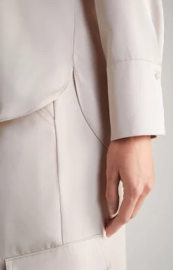 Online JOOP! Satin Blouse in Delicate Pink beige