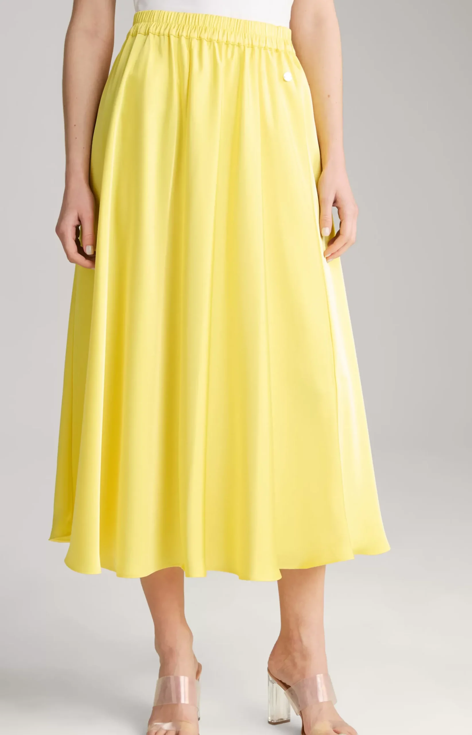 Hot JOOP! Satin Skirt in yellow