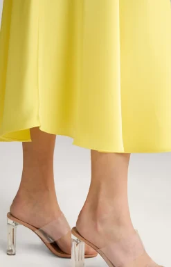 Hot JOOP! Satin Skirt in yellow
