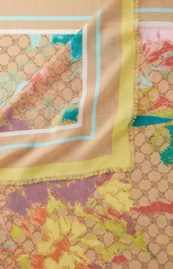Online JOOP! Scarf in a Pattern beige