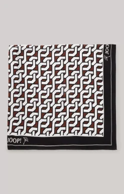 Discount JOOP! Scarf in a /White/Brown Pattern black
