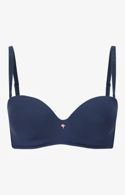 Sale JOOP! Seamless Balconette Bra in Dark Blue stripes green 4