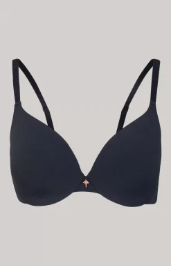 Hot JOOP! Seamless cup bra in Dark Blue stripes green 4