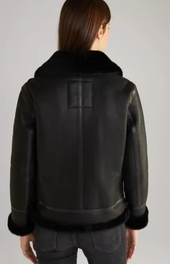 Discount JOOP! Shearling Jacket in black