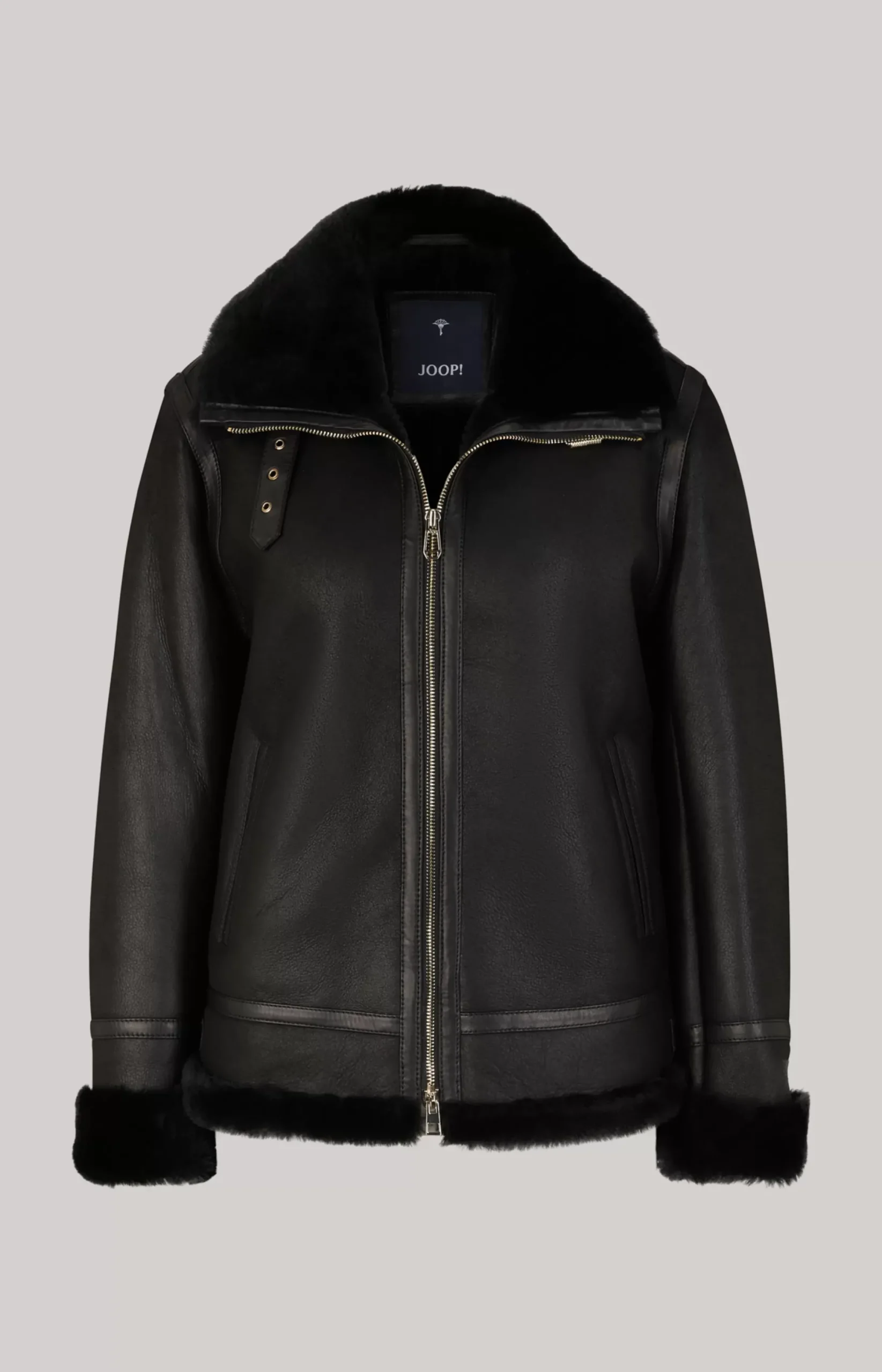 Discount JOOP! Shearling Jacket in black