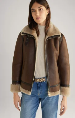 Outlet JOOP! Shearling Jacket in brown