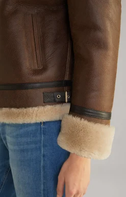 Outlet JOOP! Shearling Jacket in brown
