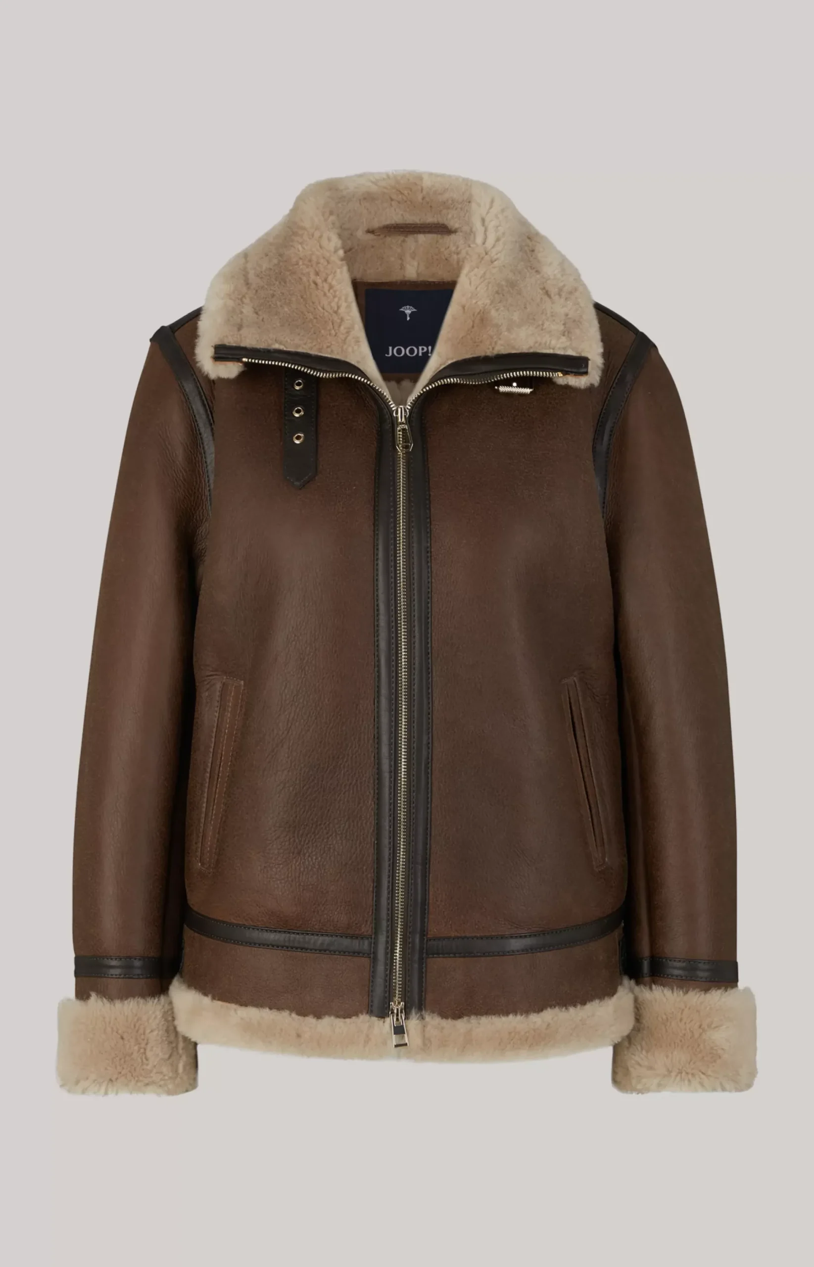 Outlet JOOP! Shearling Jacket in brown
