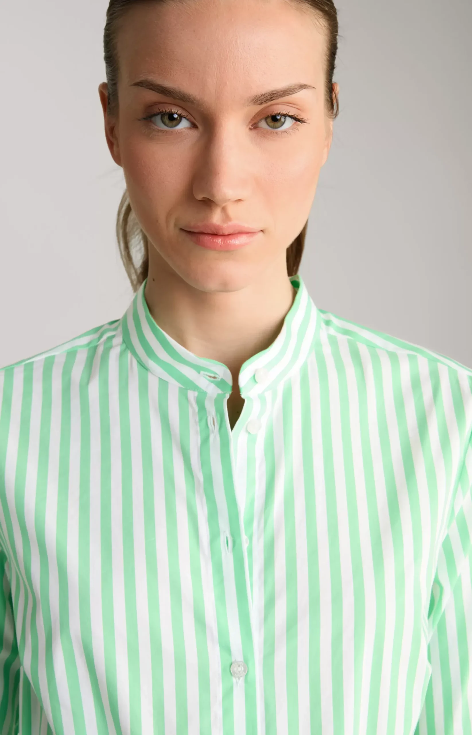 New JOOP! Shirt Dress in Stripes green/white