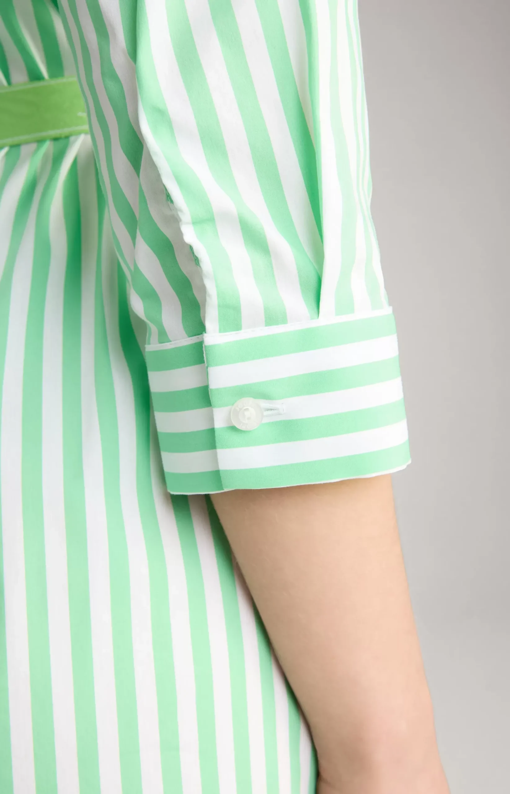 New JOOP! Shirt Dress in Stripes green/white