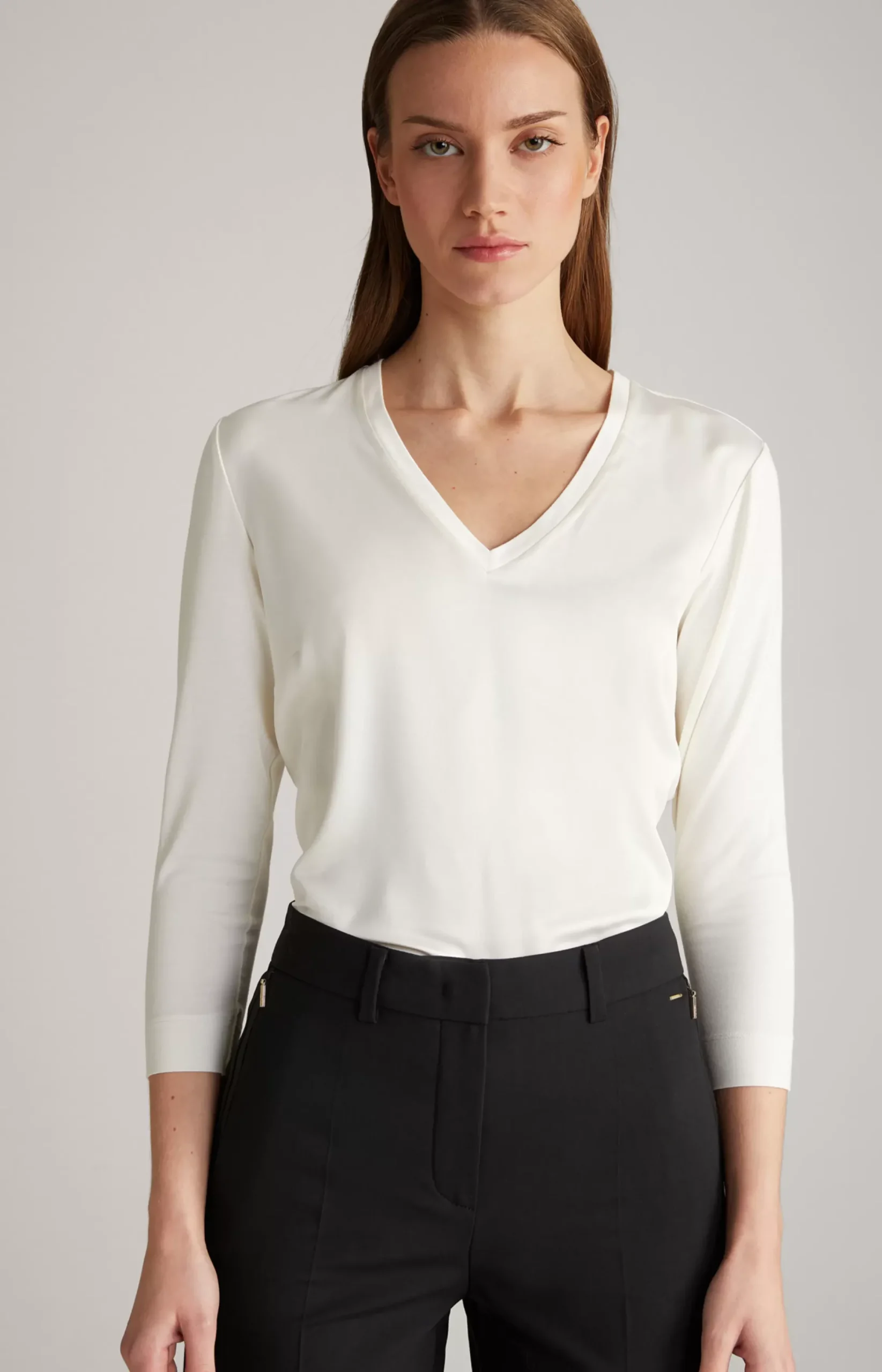 Clearance JOOP! Shirt in Cream off-white
