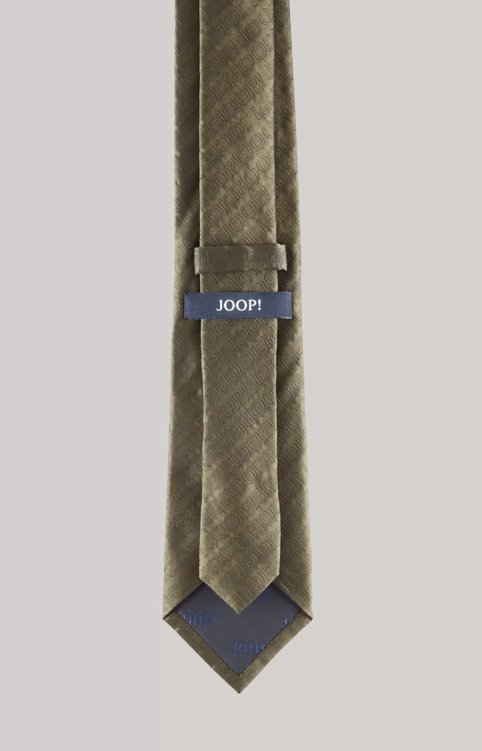 JOOP! Silk Tie in dark green