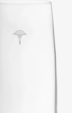 Online JOOP! Single Cornflower Champagne Glass - Set of 2 matt white