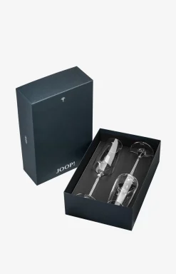 Online JOOP! Single Cornflower Champagne Glass - Set of 2 matt white
