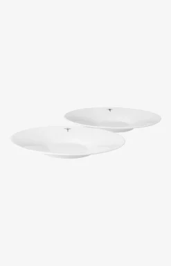 JOOP! Single Cornflower Saucer - Set of 2 in white