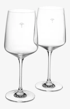 Clearance JOOP! Single Cornflower white wine glass - set of 2 matt white