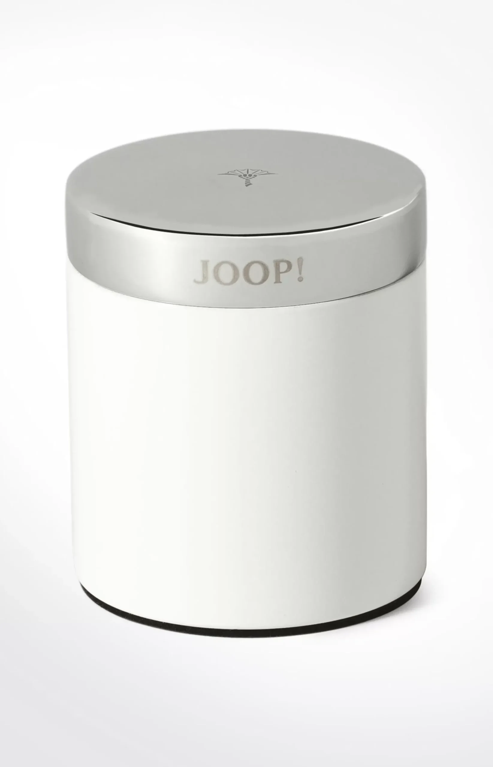 New JOOP! Small Chromeline storage box, silver/white
