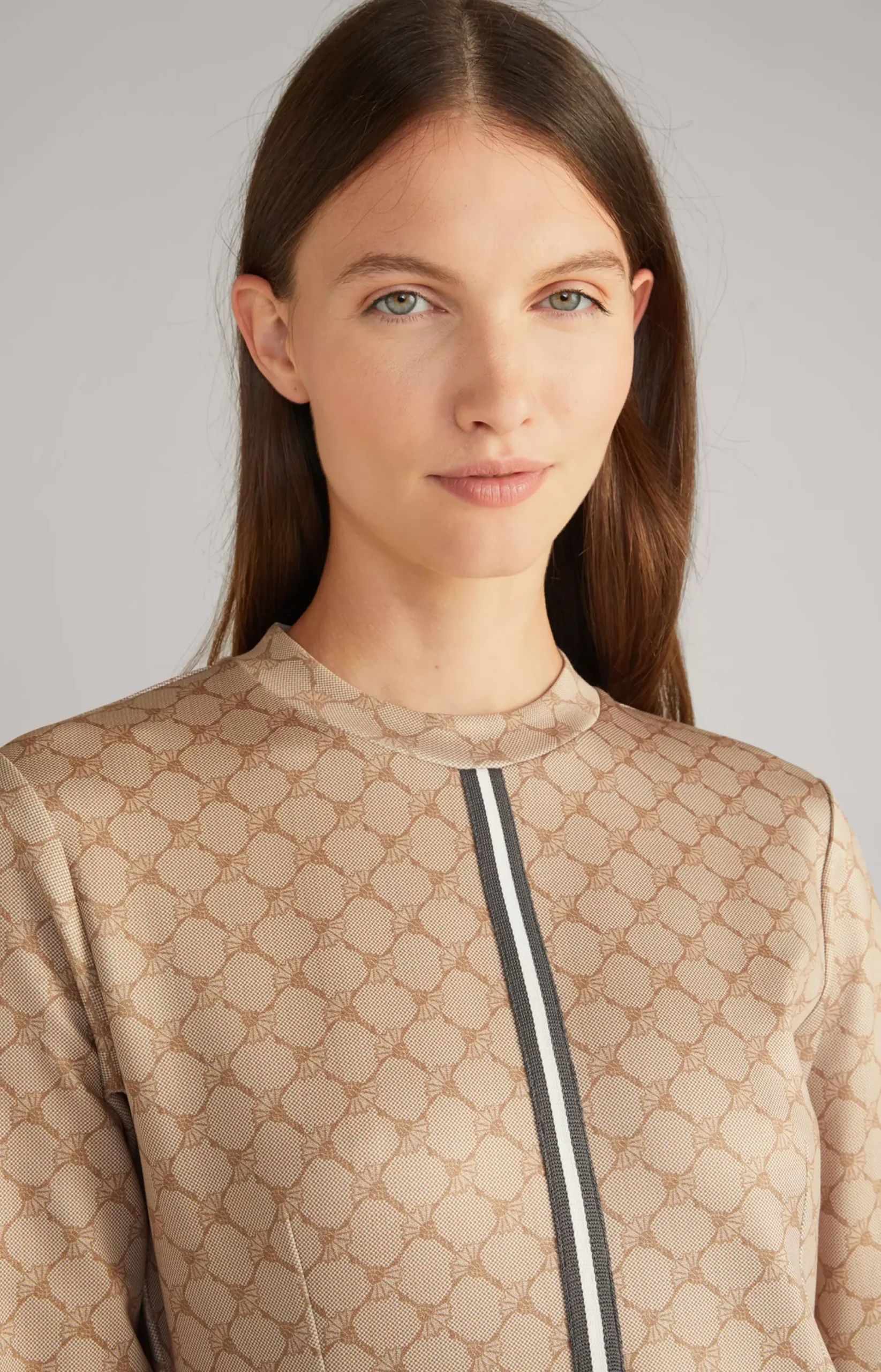 Hot JOOP! Sweatshirt Dress in a Pattern beige