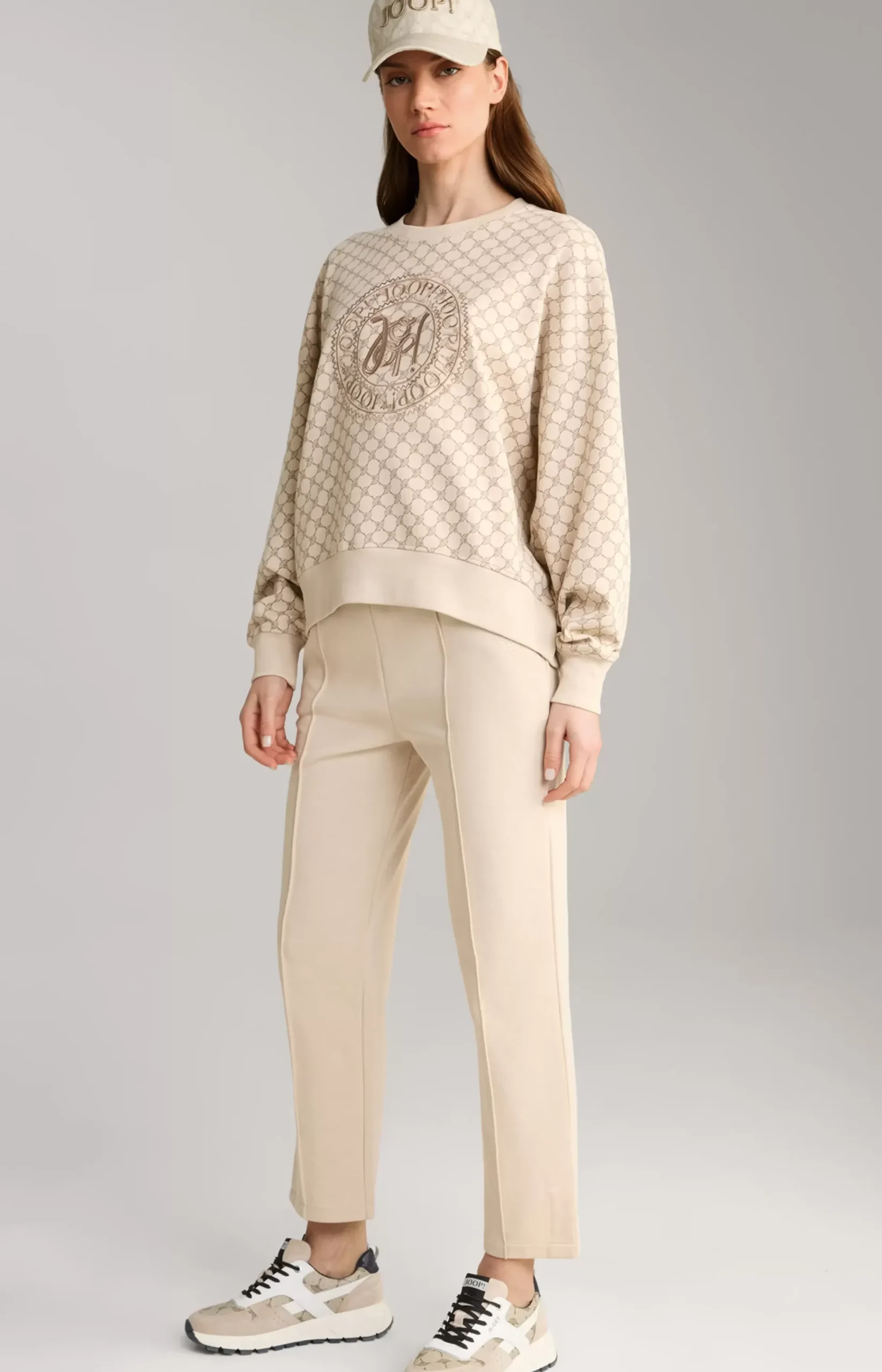 Outlet JOOP! Sweatshirt in a Pattern beige