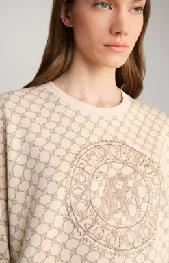 Outlet JOOP! Sweatshirt in a Pattern beige