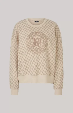 Outlet JOOP! Sweatshirt in a Pattern beige