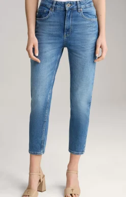 Outlet JOOP! Tapered Jeans in a Washed Look blue