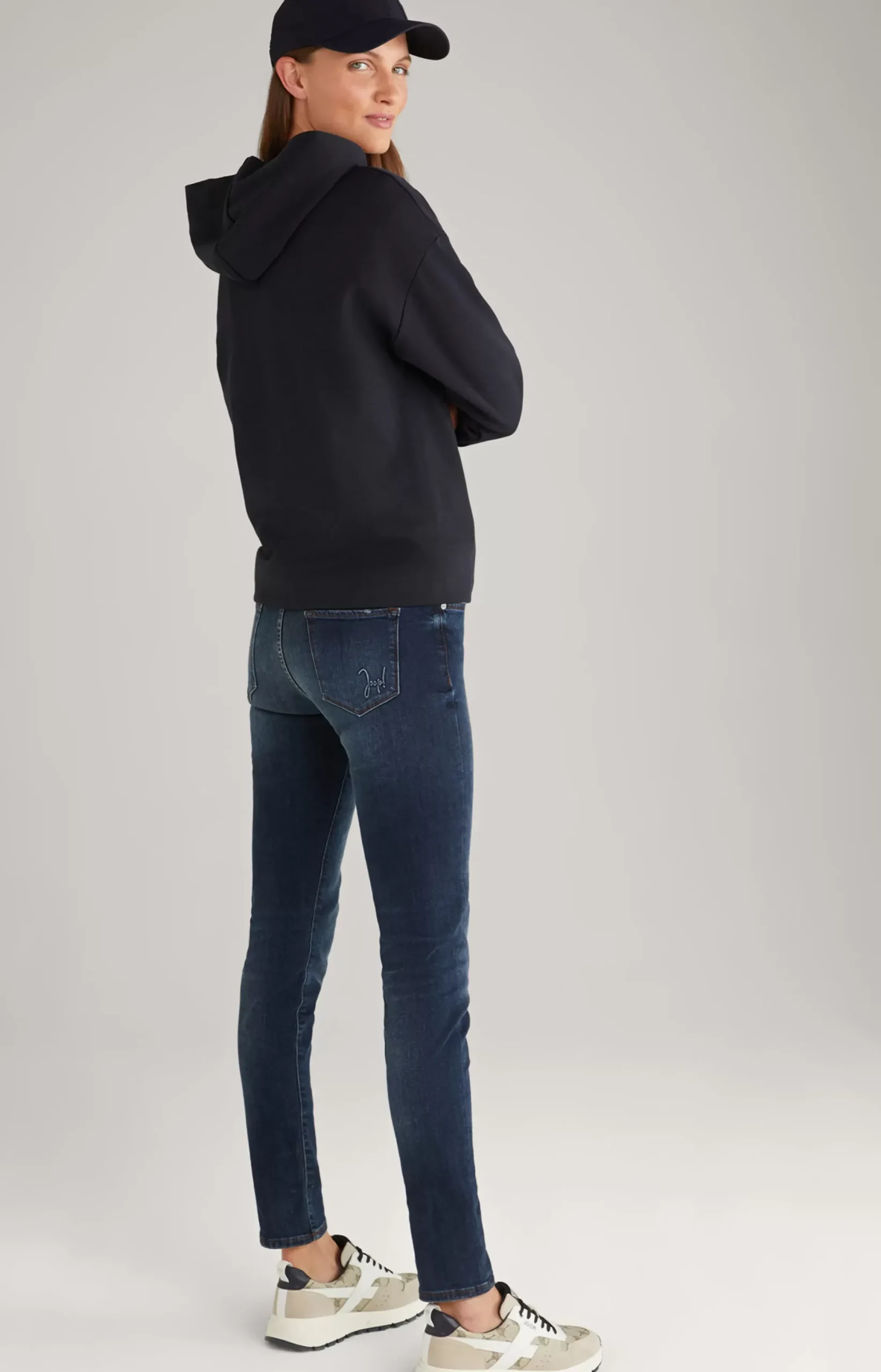 New JOOP! Tasta Hoodie in Dark Blue navy/white