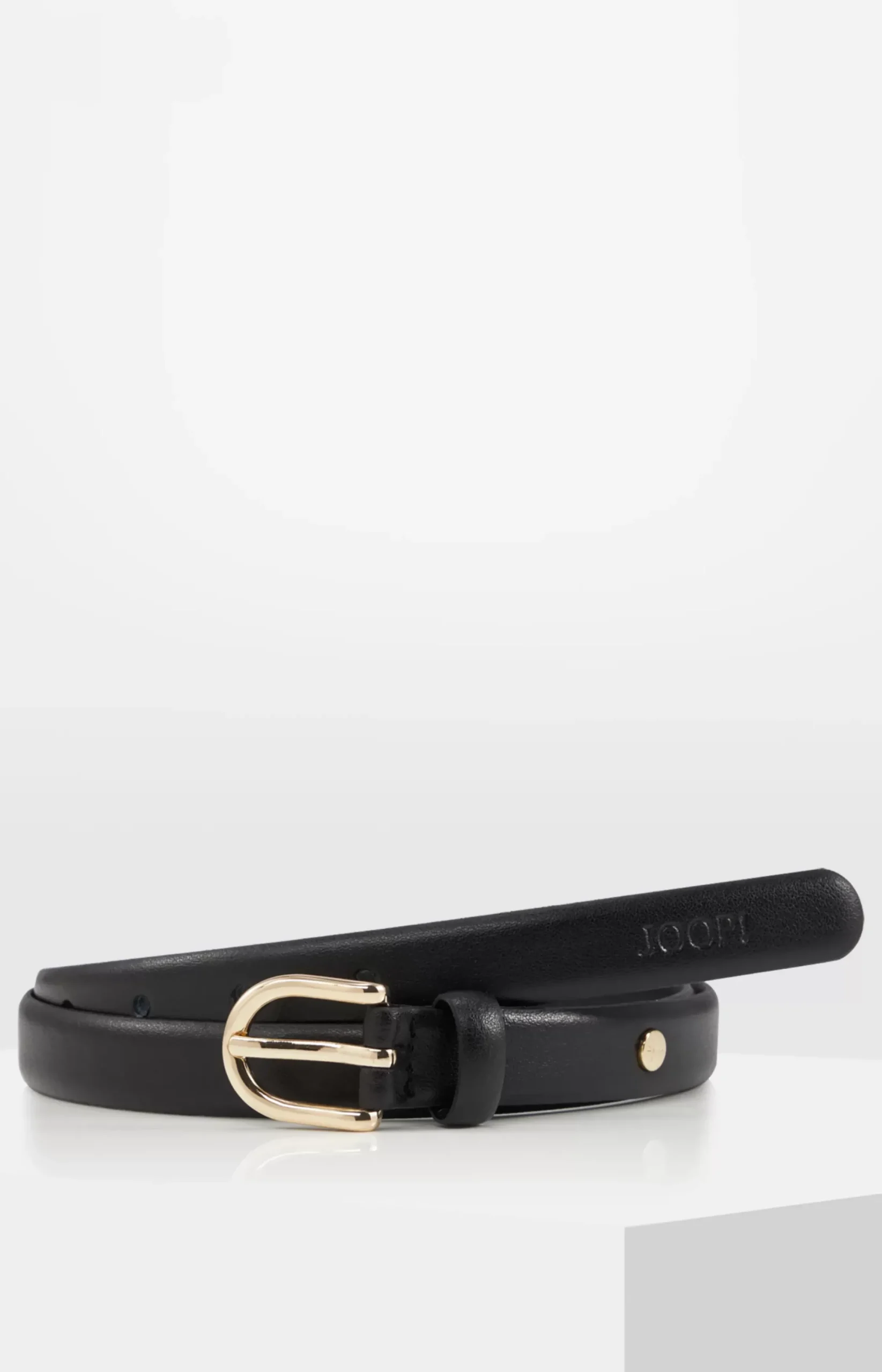 Discount JOOP! Thin leather belt in Black