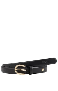 Discount JOOP! Thin leather belt in Black