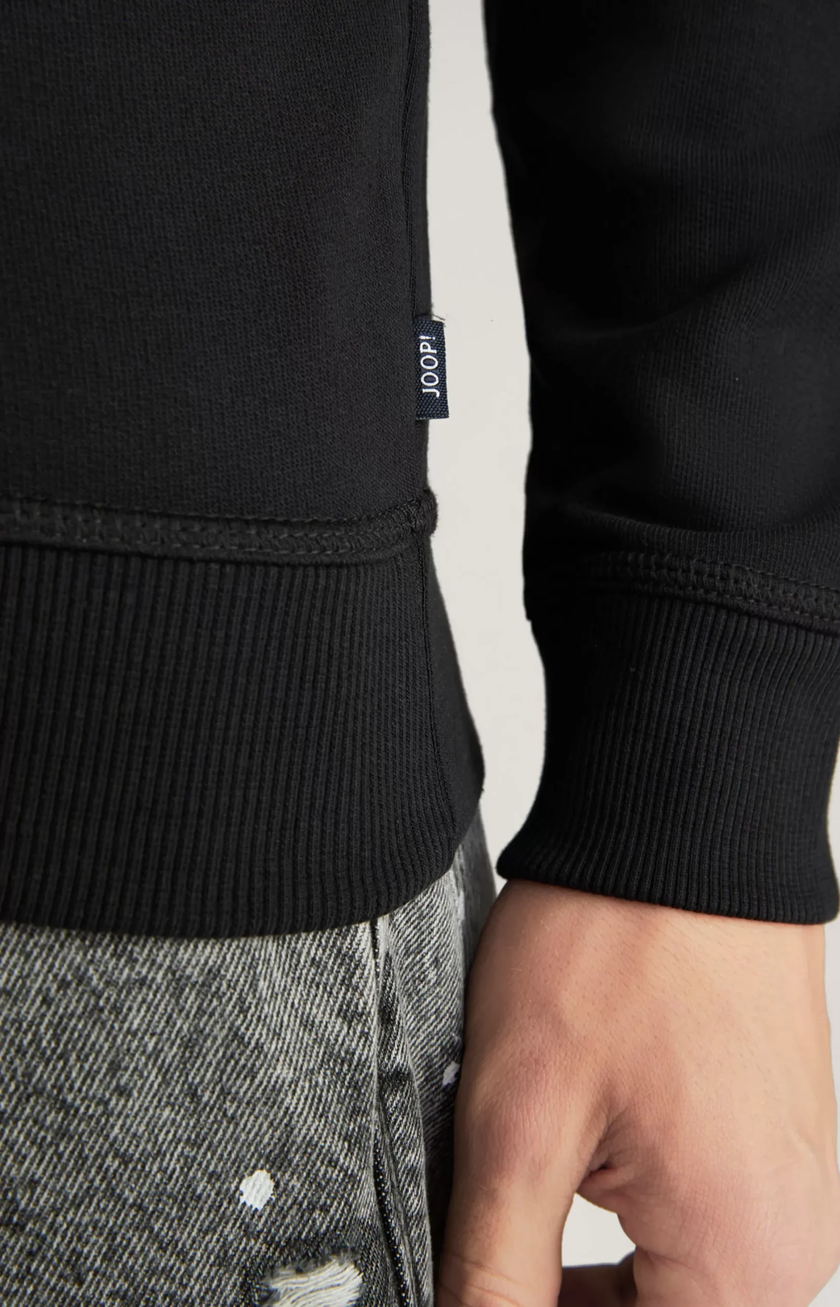 Hot JOOP! Timonos Cotton Hoodie in black
