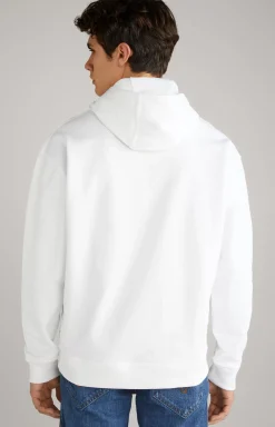 Hot JOOP! Timonos cotton hoodie in white