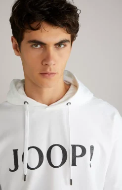 Hot JOOP! Timonos cotton hoodie in white