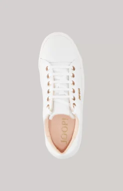 New JOOP! Tinta Coralie Leather Trainers in white