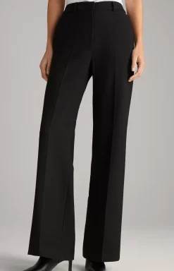 Online JOOP! Trousers with Pressed Creases in black