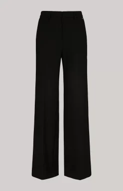 Online JOOP! Trousers with Pressed Creases in black