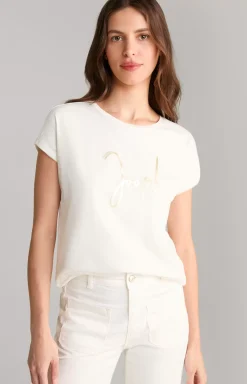 Online JOOP! Tulle T-shirt in off-white
