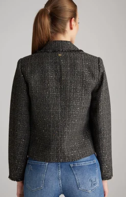 Best JOOP! Tweed Blazer Jacket in /Grey/Gold black